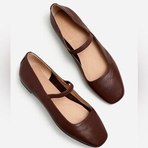 EUC Madewell Greta Ballet Flat - Chocolate Raisin - Size 8.5